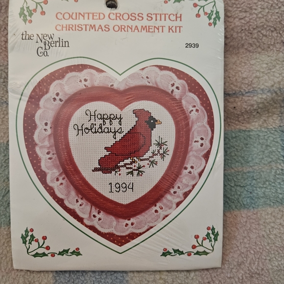 Set Of Christmas Ornament Cross Stitch Kits - Picture 4 of 4